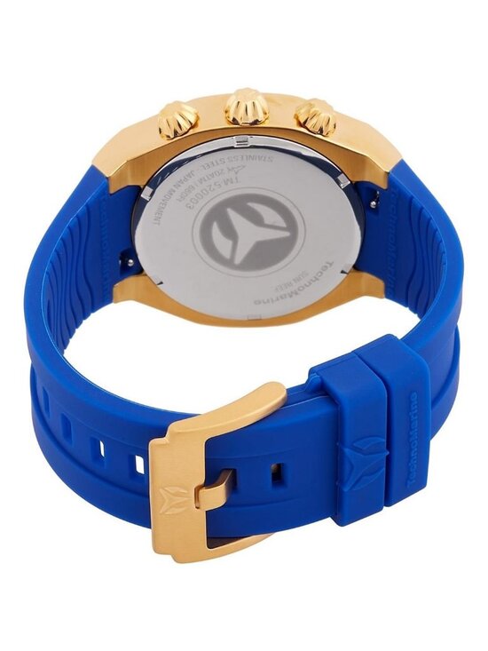 NWT Technomarine Reef Sun Chronograph Quartz Blue Dial Men\'s Watch